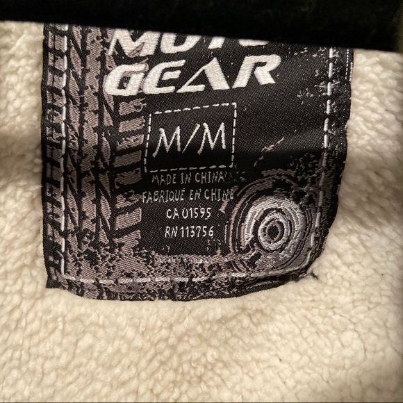 Fleece Lined Army Green Bomber Jacket - Picture 2 of 4